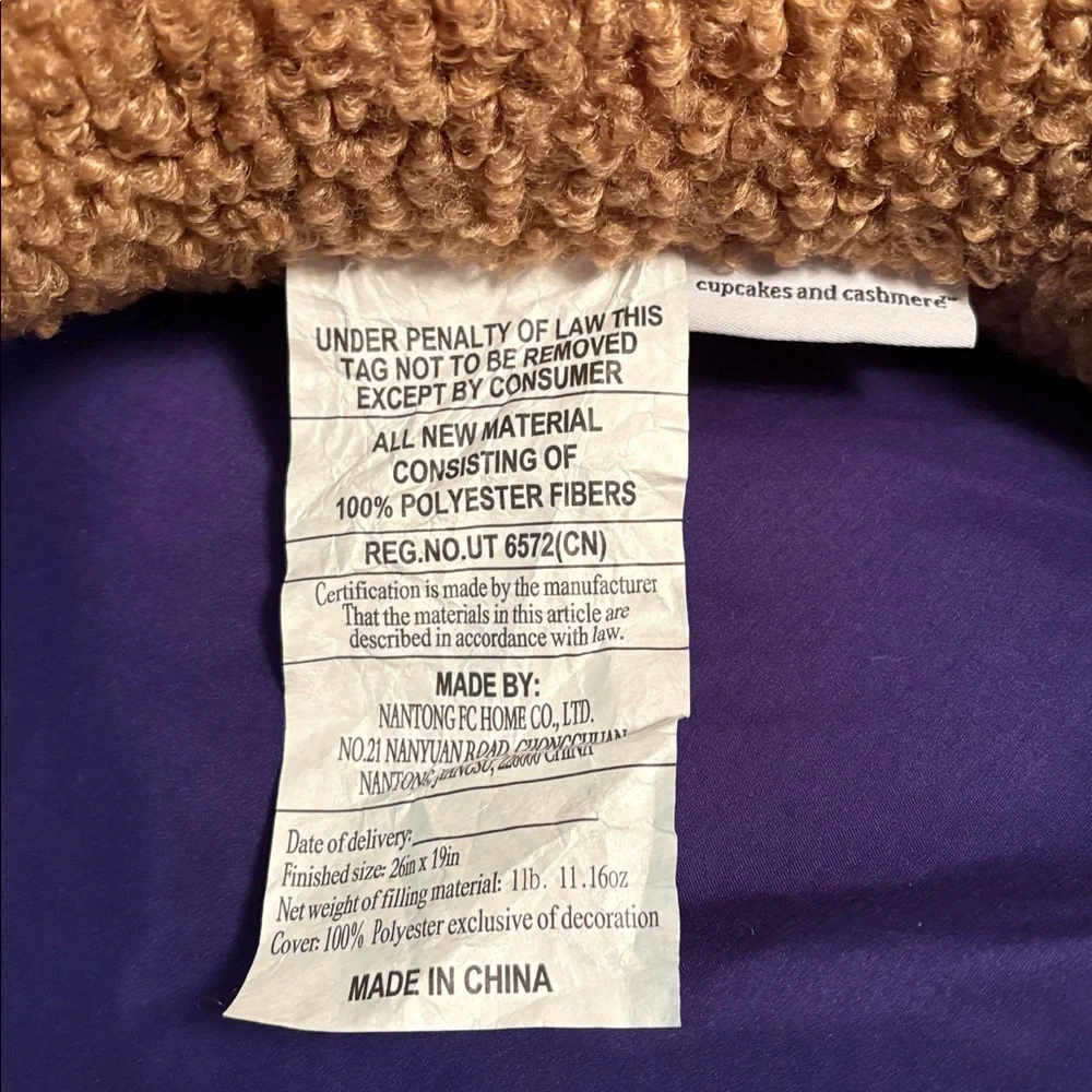 NWT Cupcakes & Cashmere Large Plush Gingerbread Man!